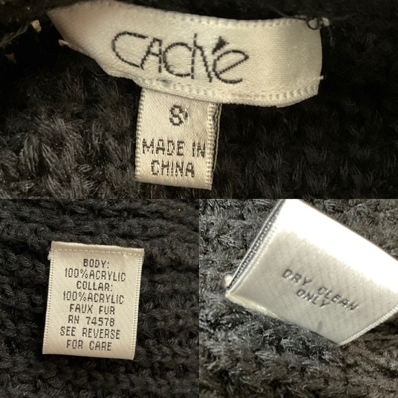 Cache Black Ruffled Cardigan - Picture 16 of 16